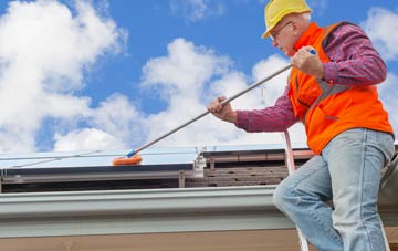 Titley soft wash roof cleaning